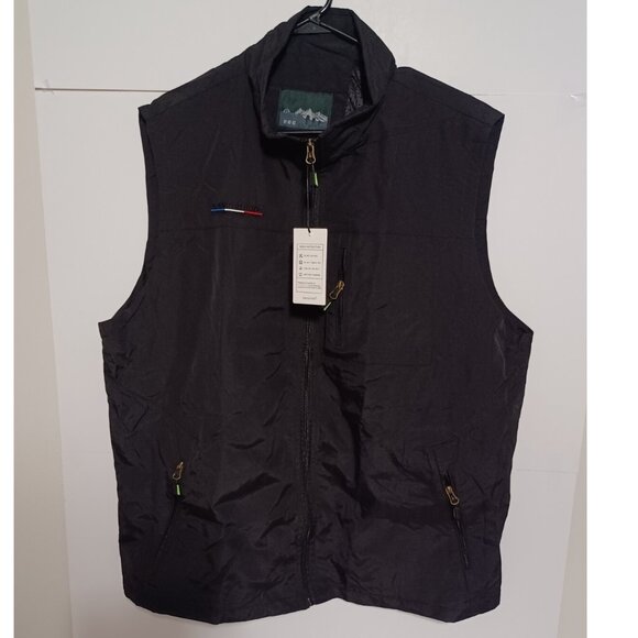 PRIJOUHE Mens Outwear Running Hiking Fishing Lightweight Sleeveless Vest 2XL